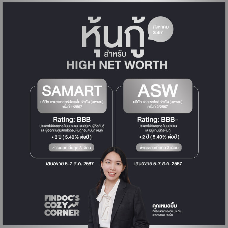 หมอมิ้ม Findoc หุ้นกู้ High net worth